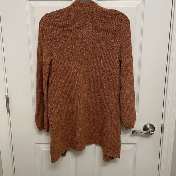 Marine Layer Ontario Cardigan Women’s Medium Rust Merino Wool Blend - Picture 5 of 8